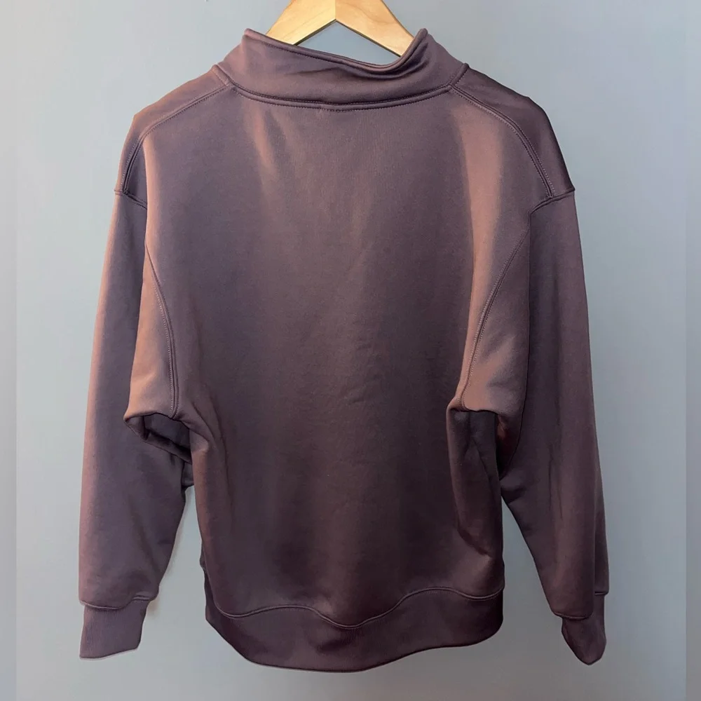 Nike‎ Therma-FIT Womens Half Zip Pullover Sweatshirt Purple XS Mock Neck Logo